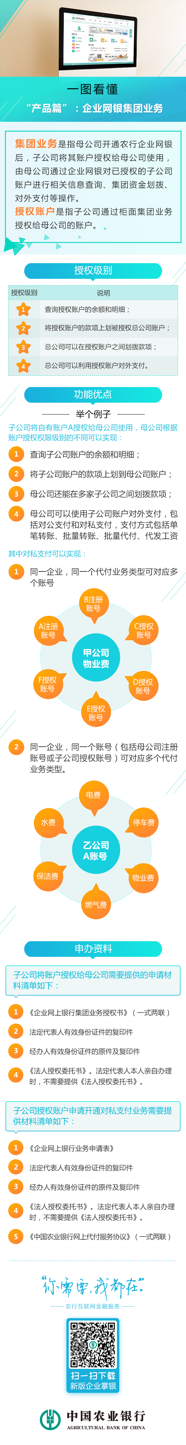 企业网银集团业务
